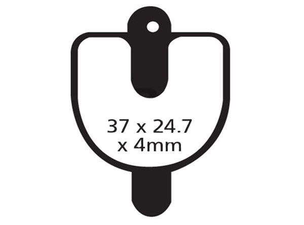 EBC RST Disc Brake Pads Green Cross Country/Trekking