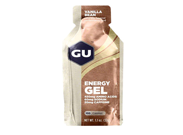 GU Energy Gel - Vanilla Bean Box of 24 Vanilla Bean