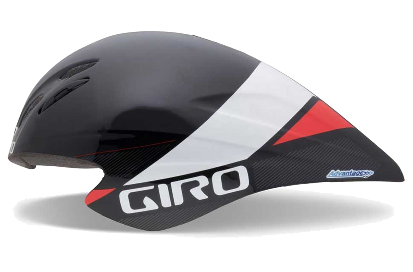 Giro Advantage 2 Time Trial Road Helmet - Red-Black Red - Black Large