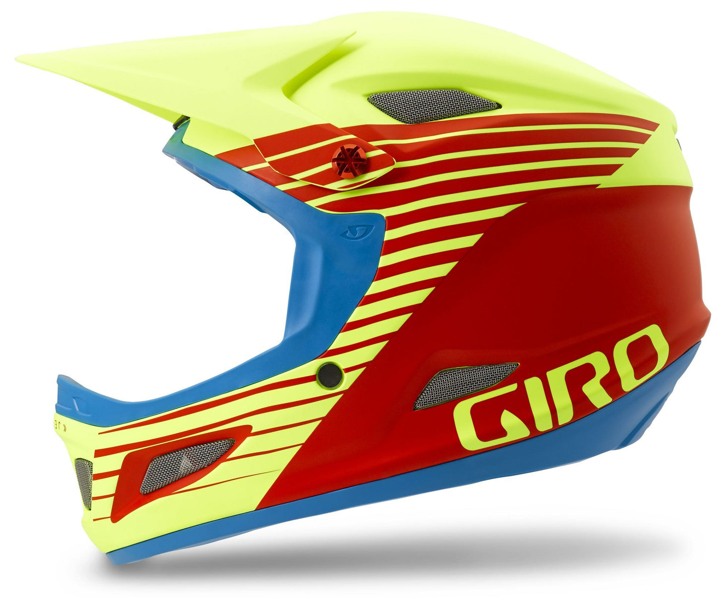 Giro Cipher Full Face Helmet - Glowing Red-Highlight Yellow Glowing Red - Highlight Yellow Large - 60-62cm