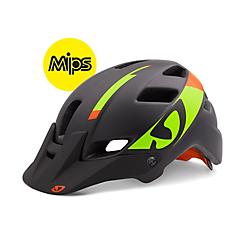 Giro Feature MIPS XC Helmet - Matt Black-Lime-Red Matt Black - Lime - Red Medium