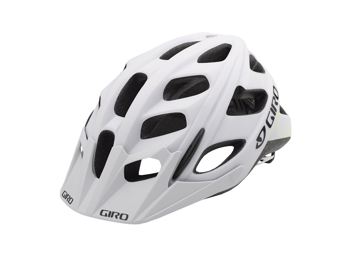 Giro Hex MTB Helmet - White-Lime White - Lime Small