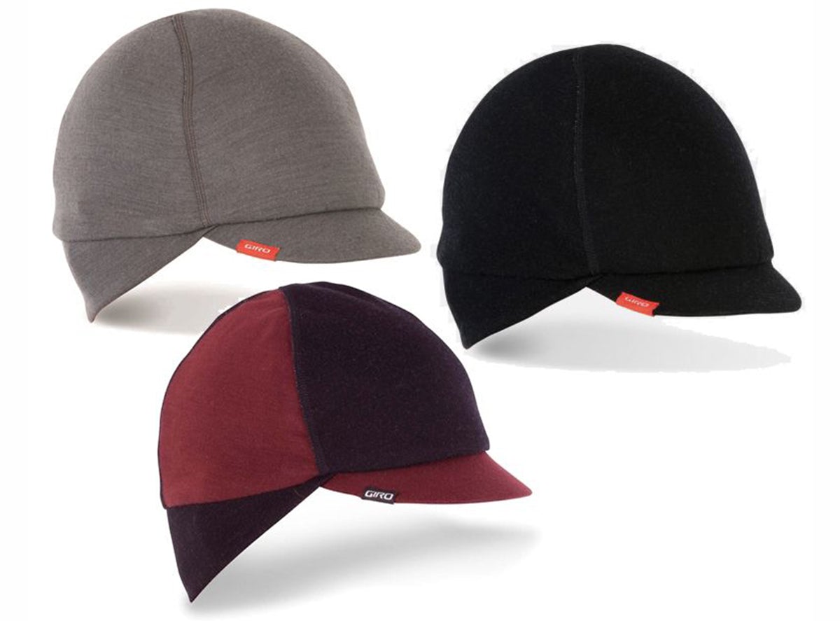 Giro Merino Winter Wool Cap - Black-Red