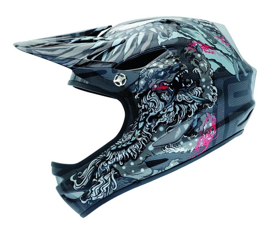 Giro Remedy Carbon Full Face Helmet - Phoenix Collage Phoenix Collage Small