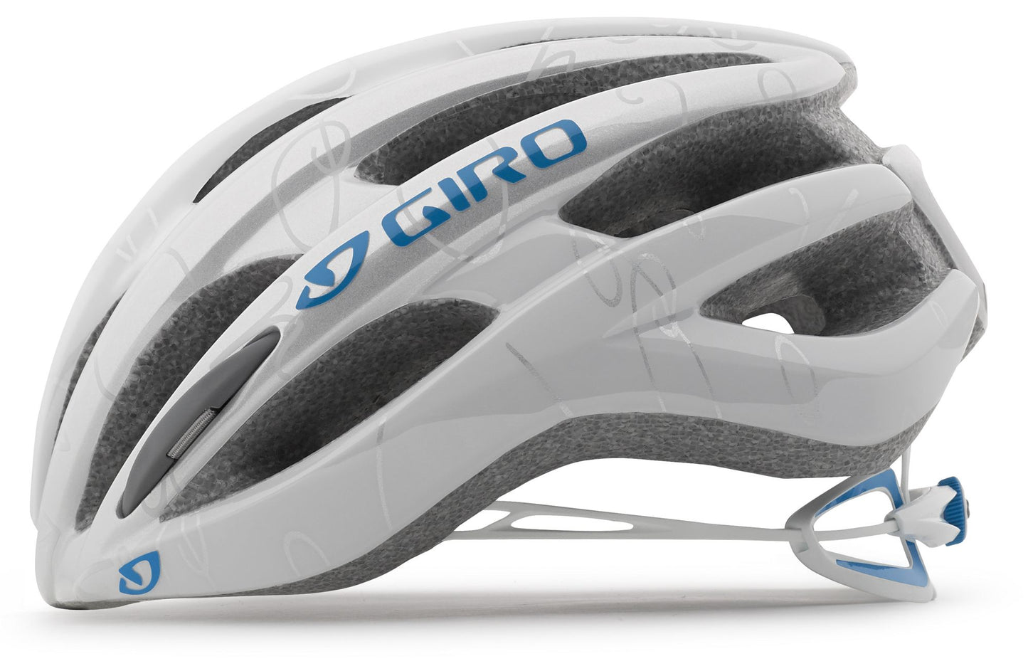 Giro Saga Road Helmet - White Scrawl White Scrawl Small