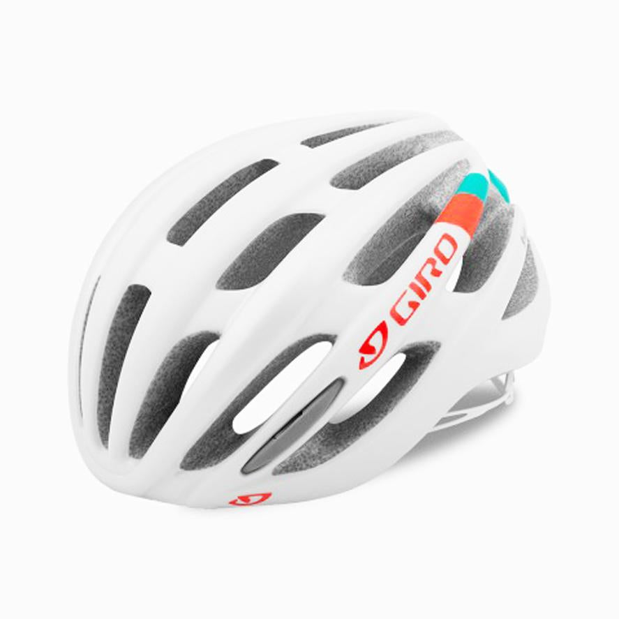 Giro Synthe Turquoise Giro Saga Road Helmet Womens Matt White