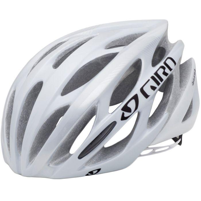 Giro Saros Road Helmet - White-Silver White - Silver Small