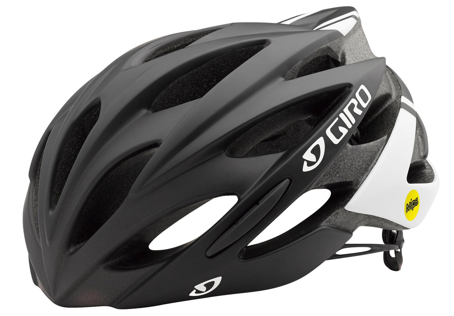 Giro Savant MIPS Road Helmet - Matt Black-White-White Matt Black - White - White Large