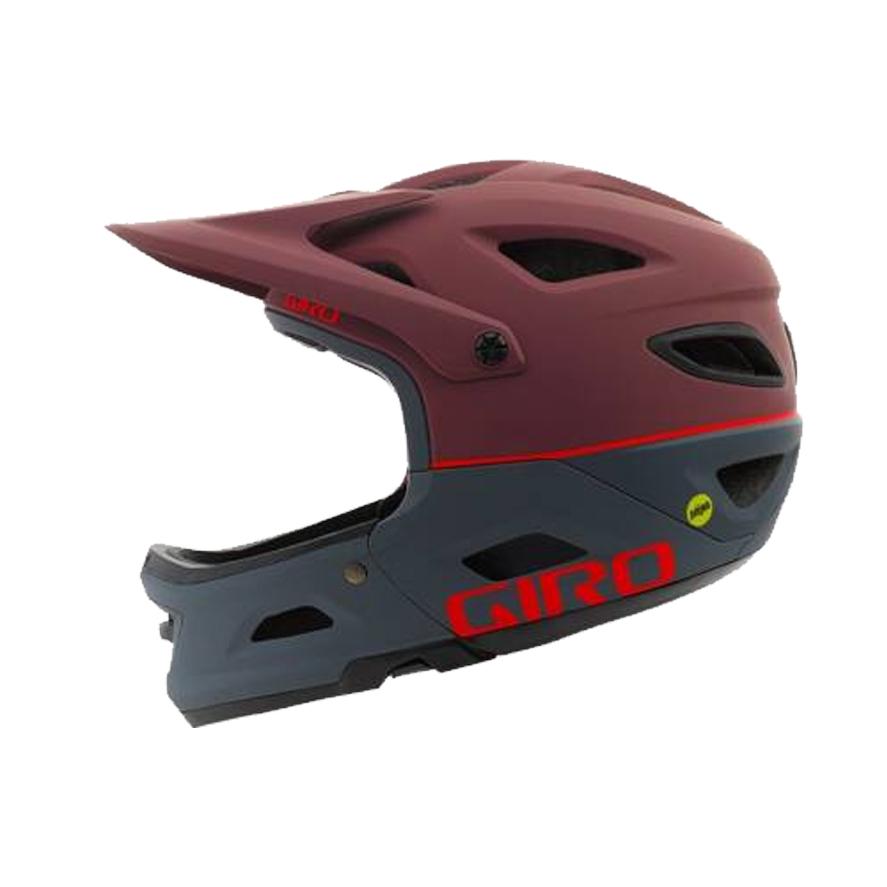 Giro Switchblade MIPS Full Face Helmet - Matt Dark Slate-Maroon Matt Dark Slate - Maroon Small