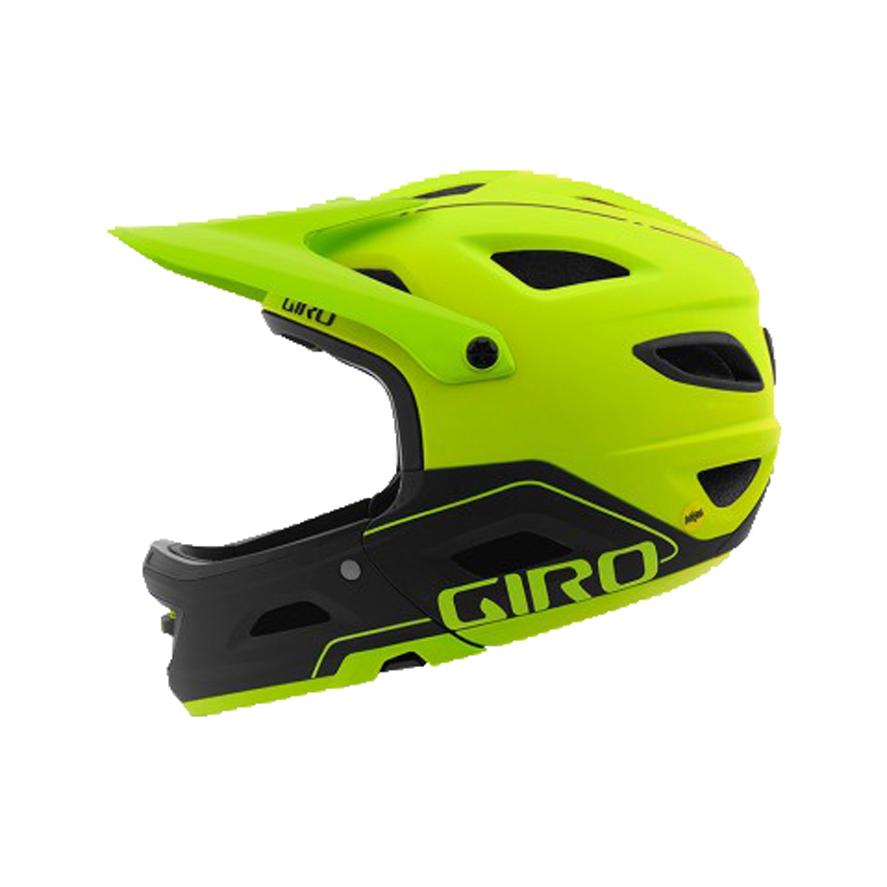 Giro Switchblade MIPS Full Face Helmet - Matt Lime-Black Matt Lime - Black Small