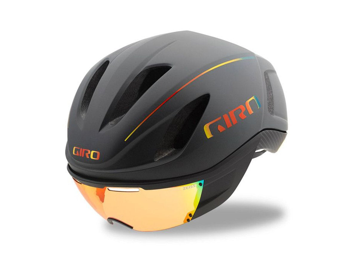 Giro Vanquish MIPS Road Helmet - Matt Gray Firechrome Matt Gray Firechrome Small