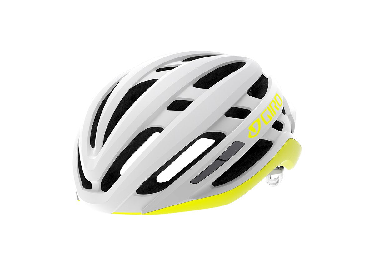 Giro Agilis MIPS Road Helmet - Womens - Matt White-Citron - 2020 Matt White - Citron Small 51-55 cm