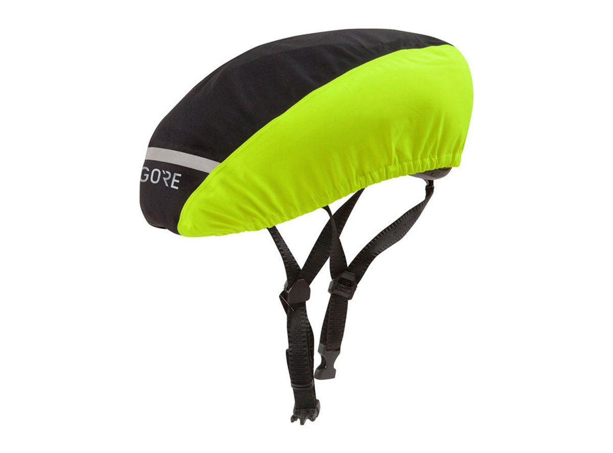 Gore C3 Gore-Tex Helmet Cover - Black-Neon Yellow Black - Neon Yellow Medium