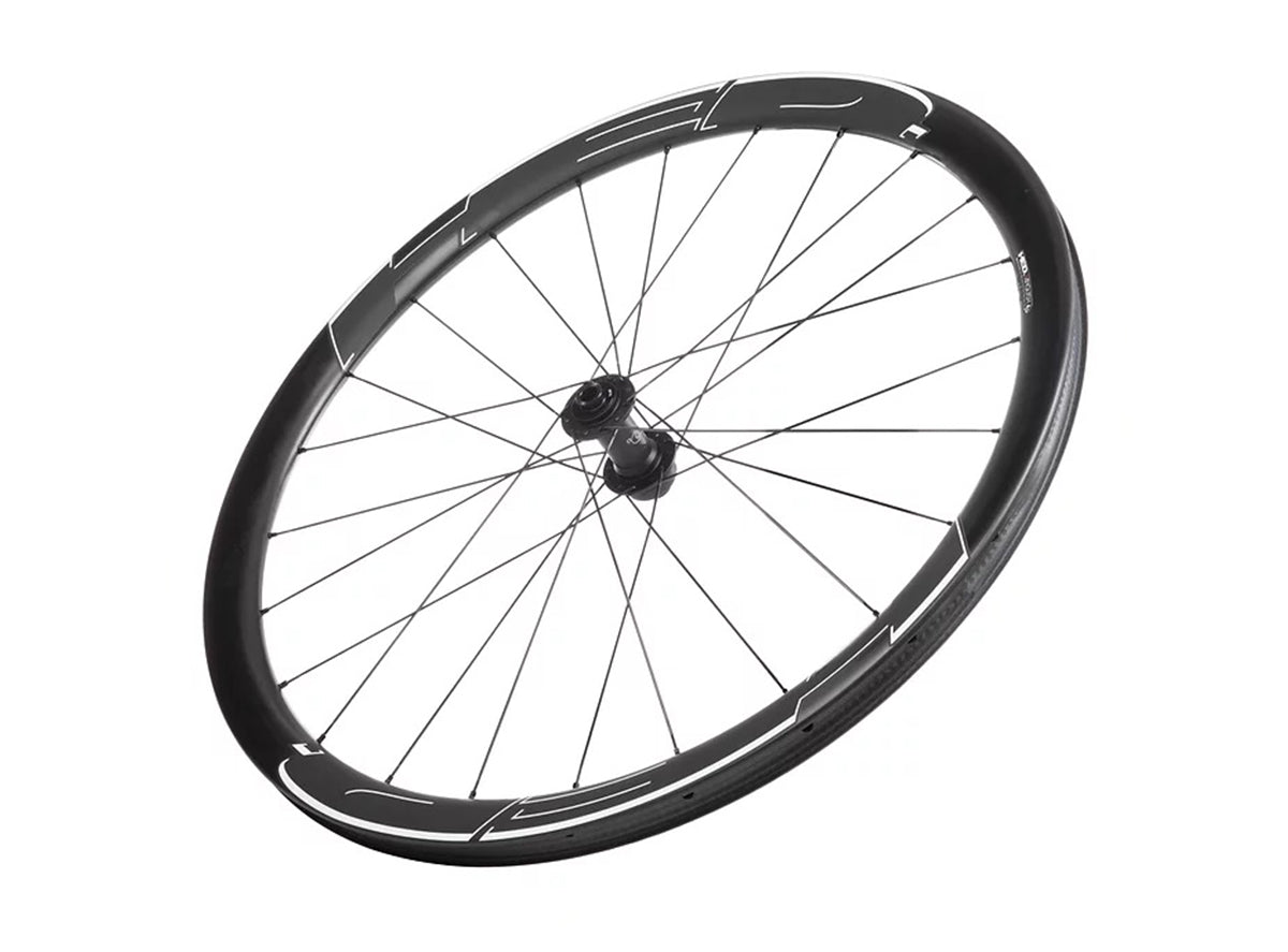 HED Wheels Vanquish RC4 Performance 700c Carbon Clincher Disc Road Wheel - Front Black 12x100mmTA - 24h