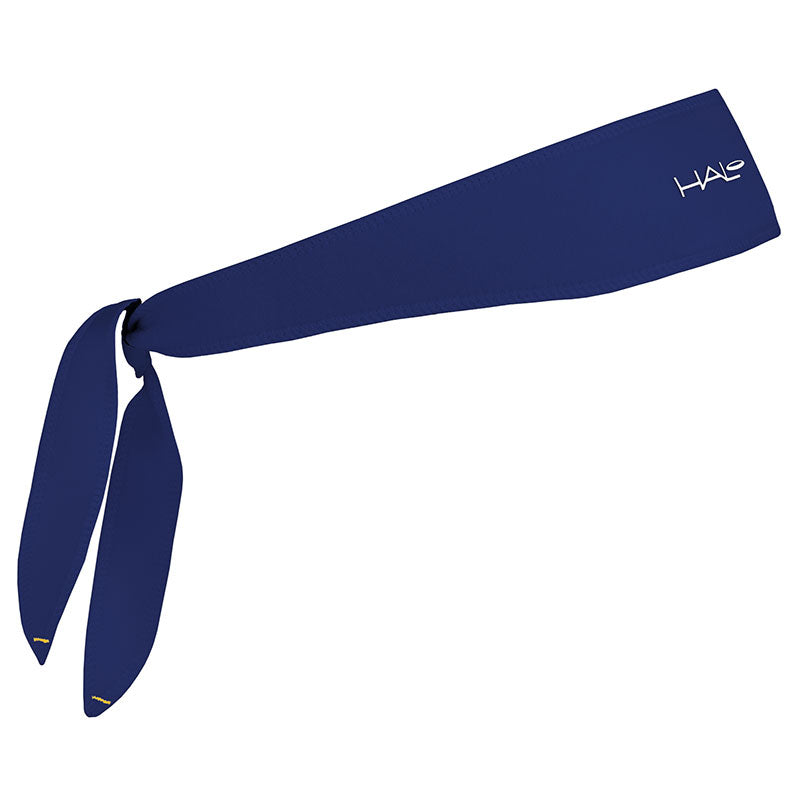Halo I Tie Headband - Navy Blue Navy Blue One Size