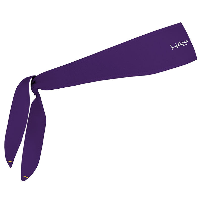 Halo I Tie Headband - Purple Purple One Size