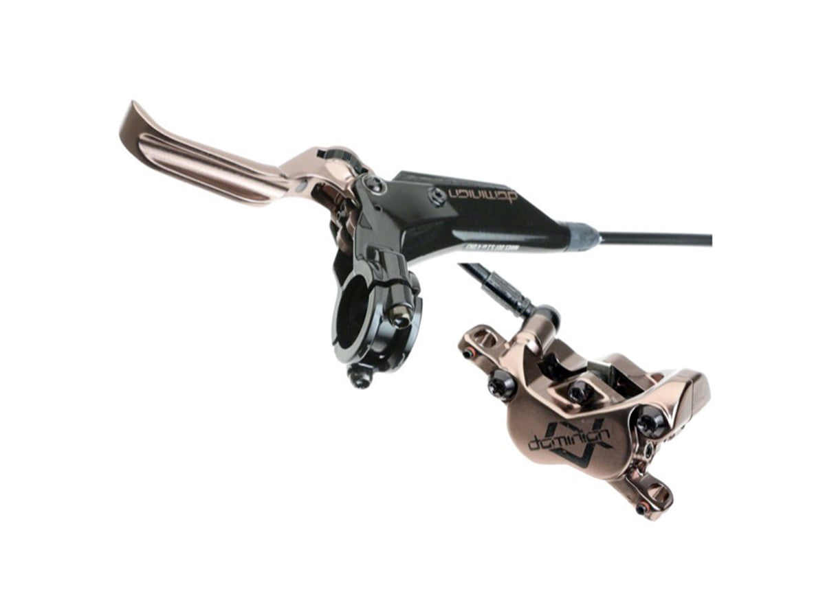 Hayes Dominion A4 Disc Brake and Lever - Rear - Black-Bronze Black - Bronze