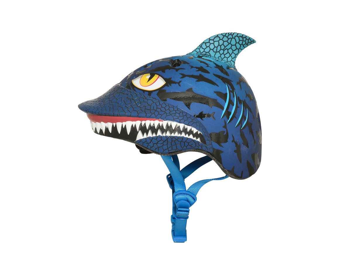C.Preme Raskullz Child Safety Helmet - 5 Plus - Shark Jaws-Blue Shark Jaws - Blue One Size