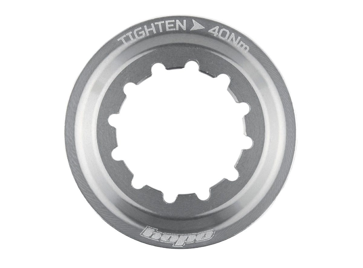 Hope Center Lock Disc Lockring - Silver Silver
