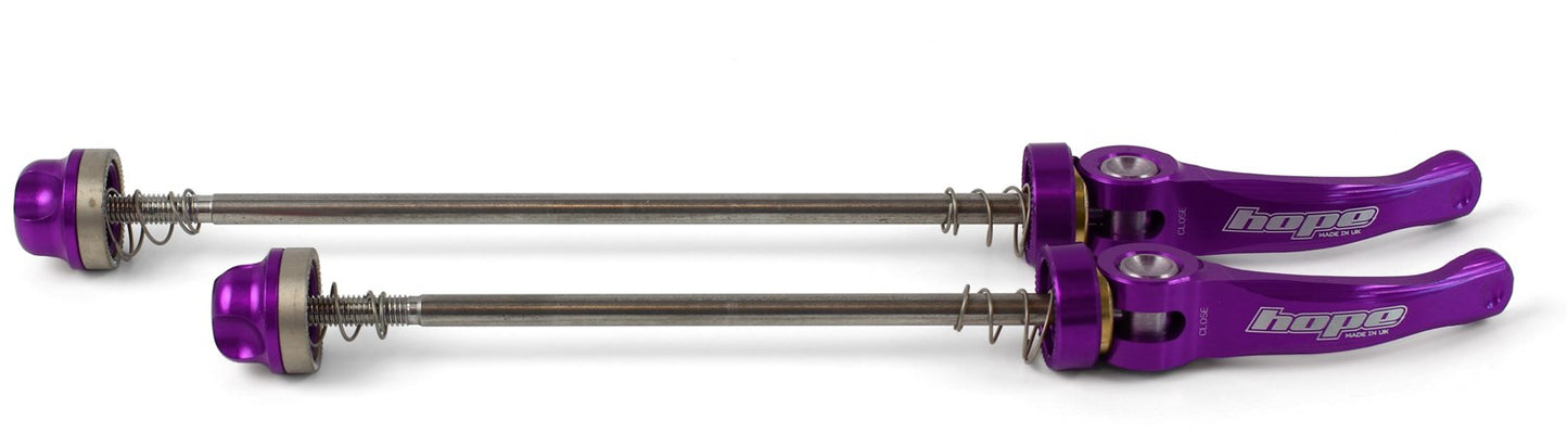 Hope Wheel Skewer - Purple Purple 9mmQR - Pair
