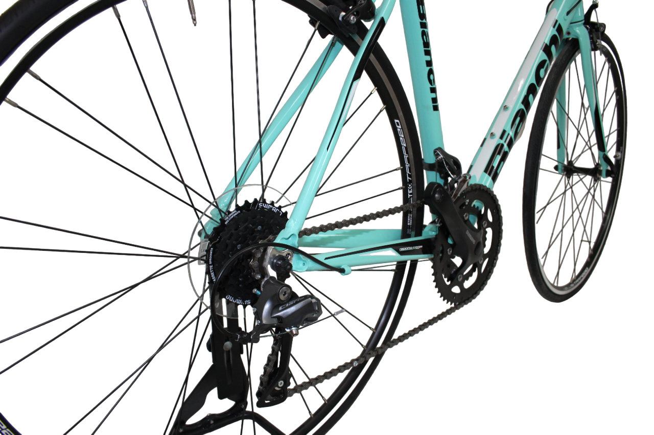 Bianchi Via Nirone 700c Road Bike - Claris 8 Spd - Celeste