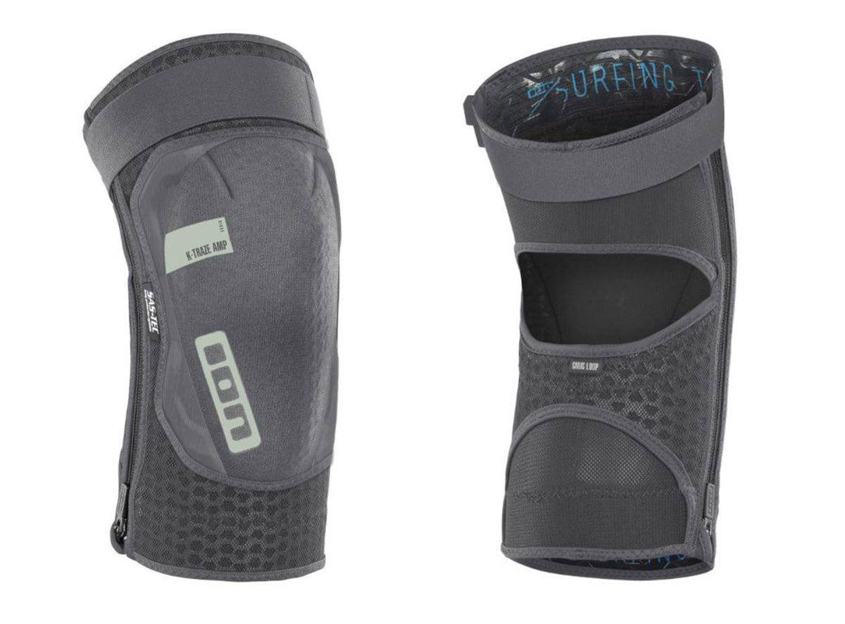 ION K-Traze AMP Zip Knee Pads - Gray - 2020 Gray Small