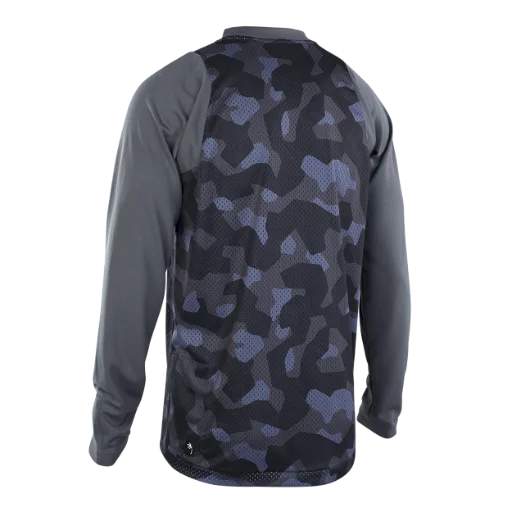 ION Scrub Long Sleeve MTB Jersey - Gray