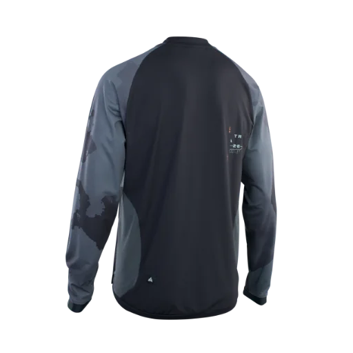 ION Traze Amp AFT Long Sleeve MTB Jersey - Black