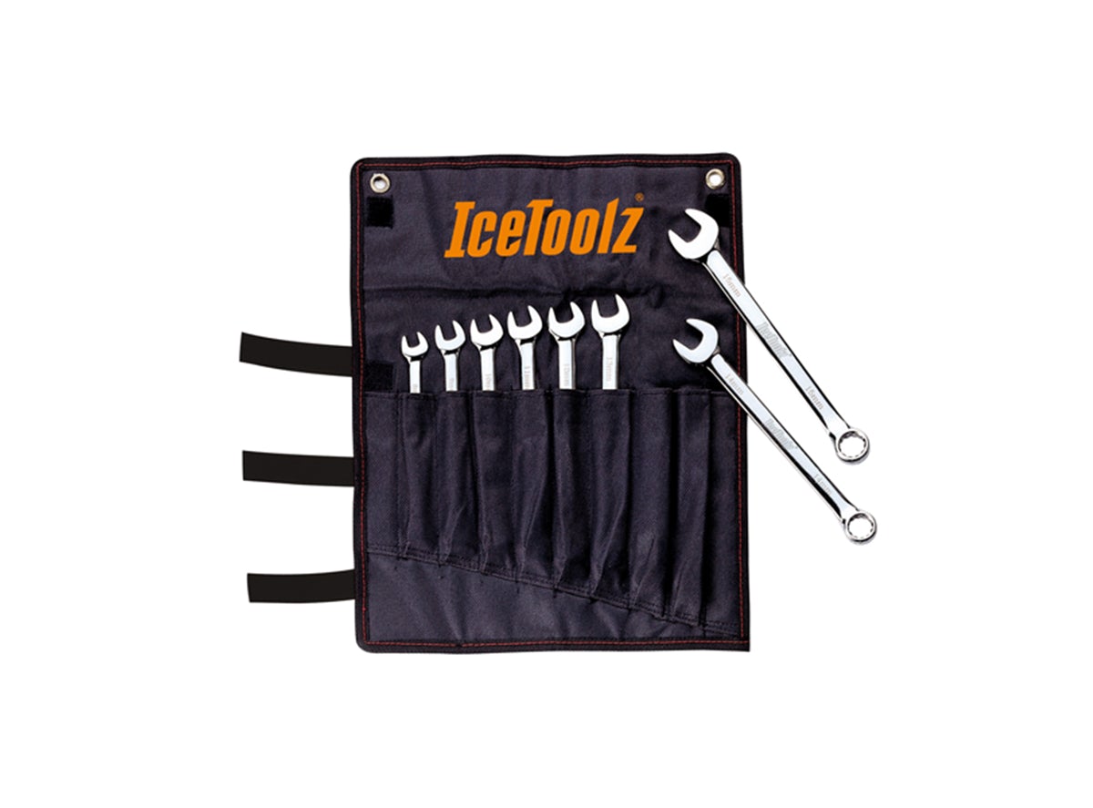 IceToolz Dual Wrench Set - Silver Silver 8-15mm