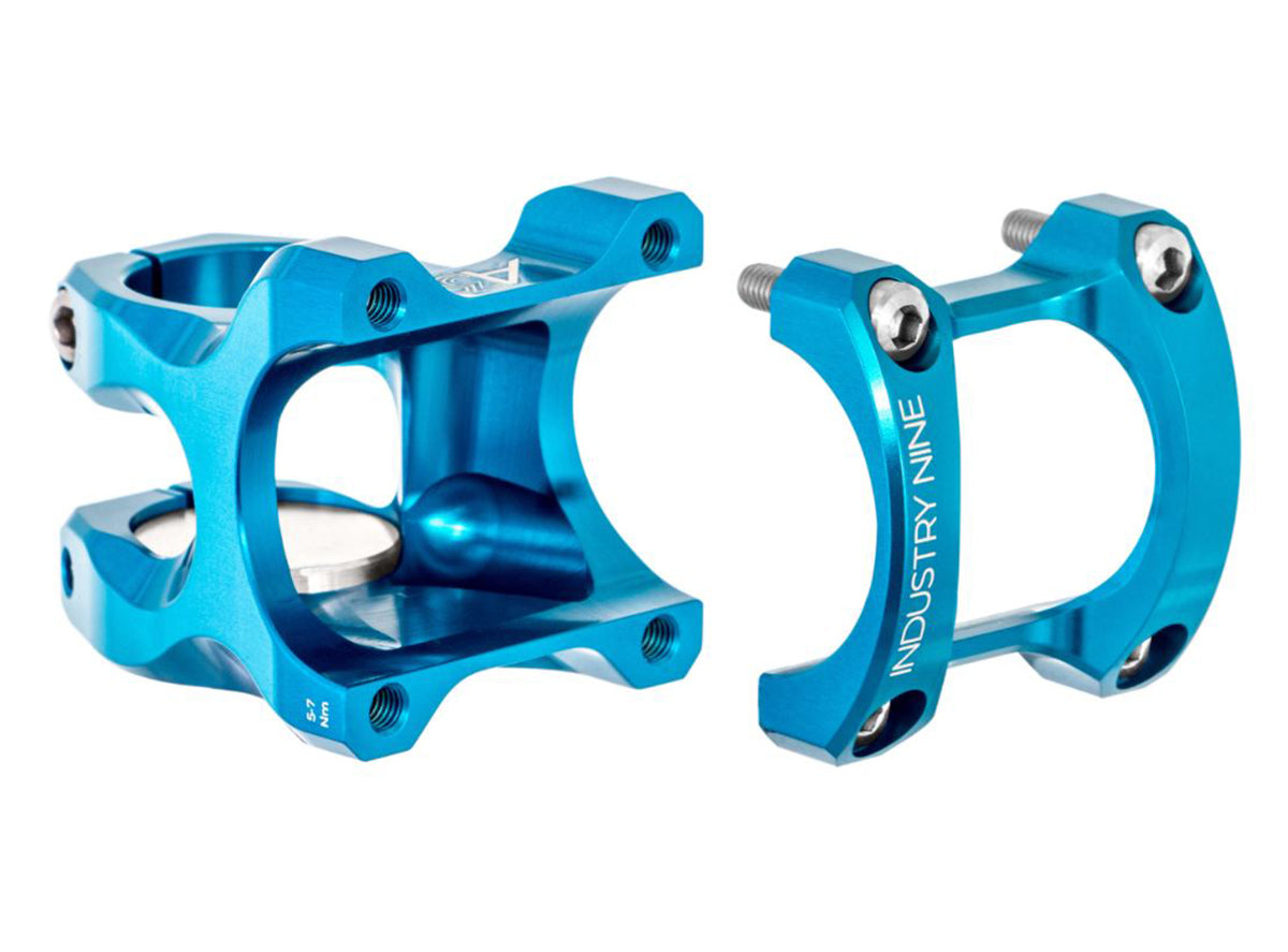 Industry Nine A35 MTB Stem - Turquoise Turquoise 35.0mm - 32mm - 1.1/8"