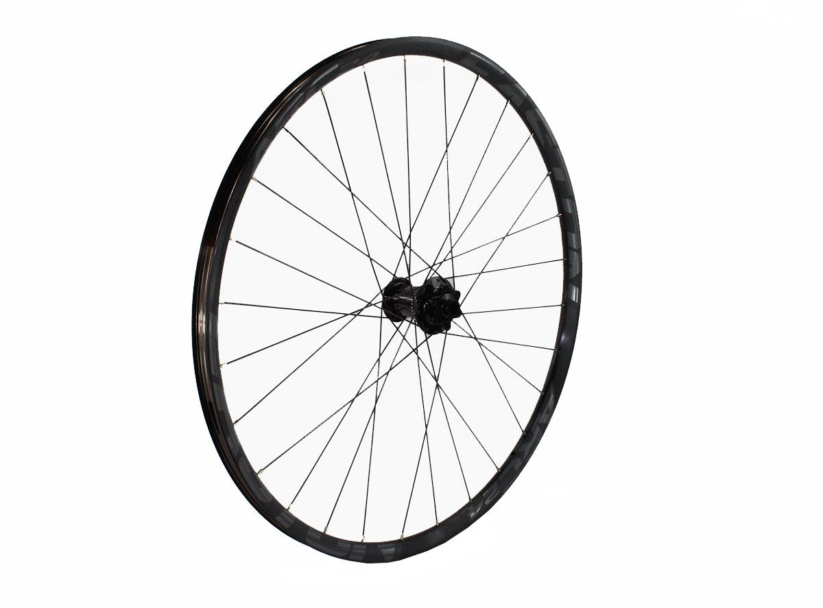 Industry 9 Torch on Easton ARC24 27.5" MTB Wheel - Front Black 15x100mm - 28h - Standard Cap DT DB Black Spokes - Gray Decals
