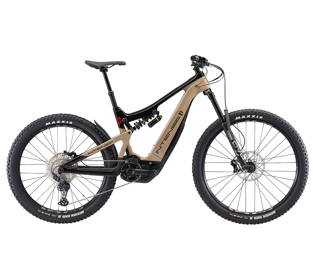 Intense Tazer 279 E-Bike - Expert - DVO - Tan - 2022 – Cambria Bike Intense Tazer 279 E-Bike - Expert - DVO - Tan - 2022 – Cambria Bike