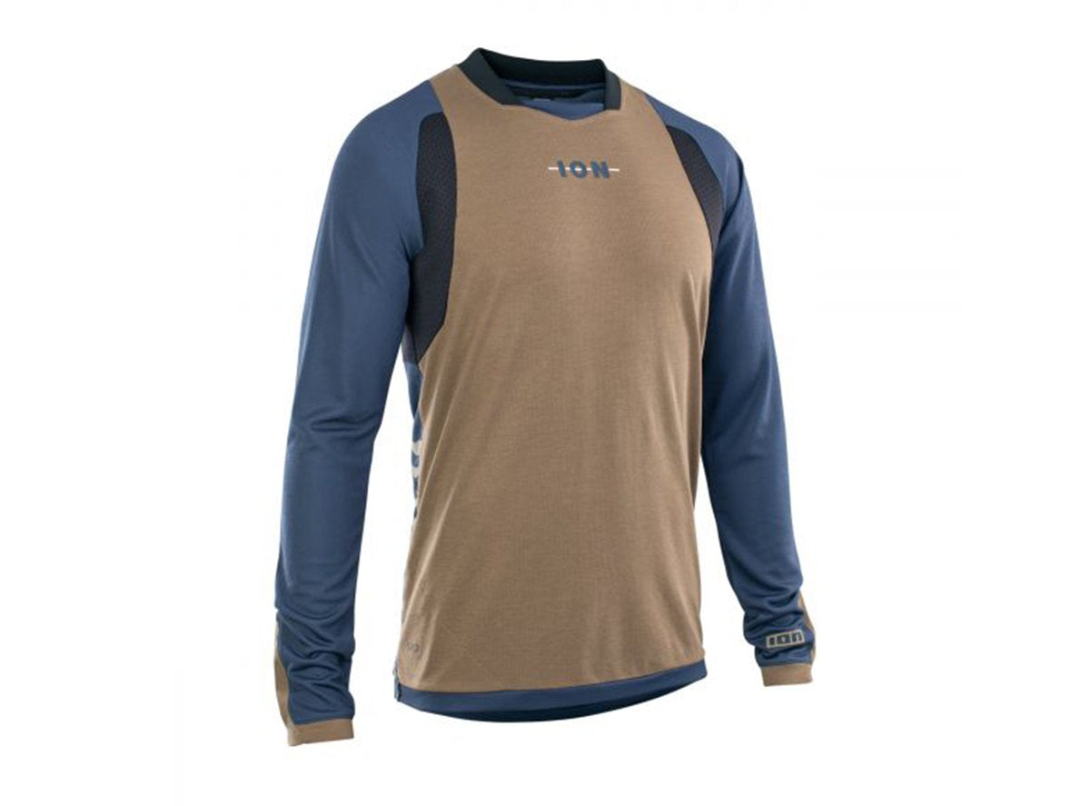 ION Scrub AMP Long Sleeve MTB Jersey - Indigo Dawn - 2021 Indigo Dawn Small