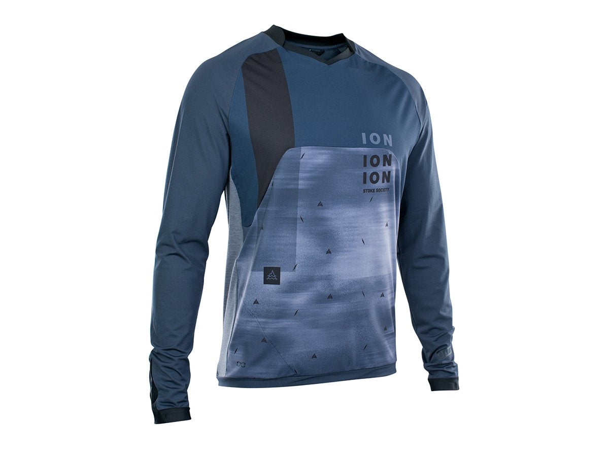 ION Traze Vent Long Sleeve MTB Jersey - Indigo Dawn - 2021 Indigo Dawn Small