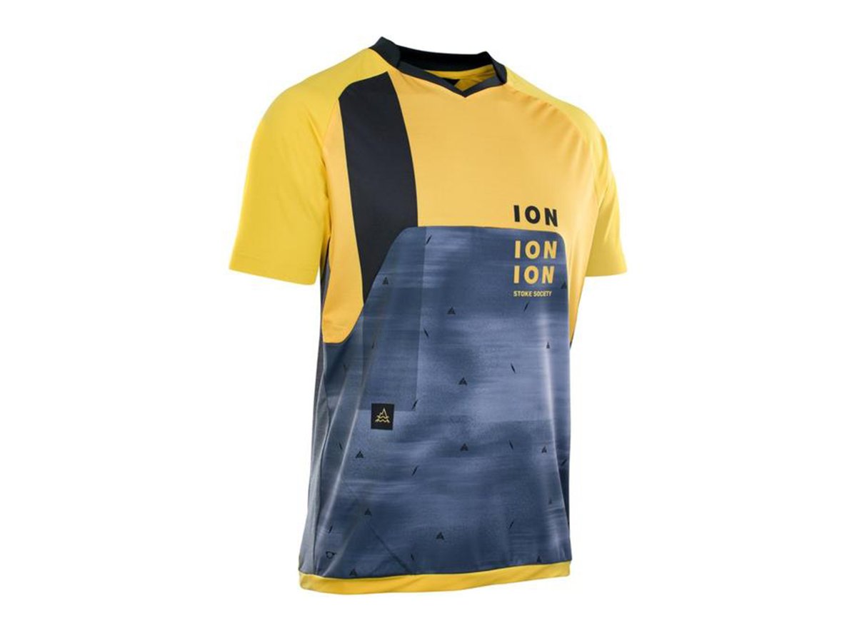 ION Traze Vent Short Sleeve MTB Jersey - Dark Yellow - 2021 Dark Yellow Small