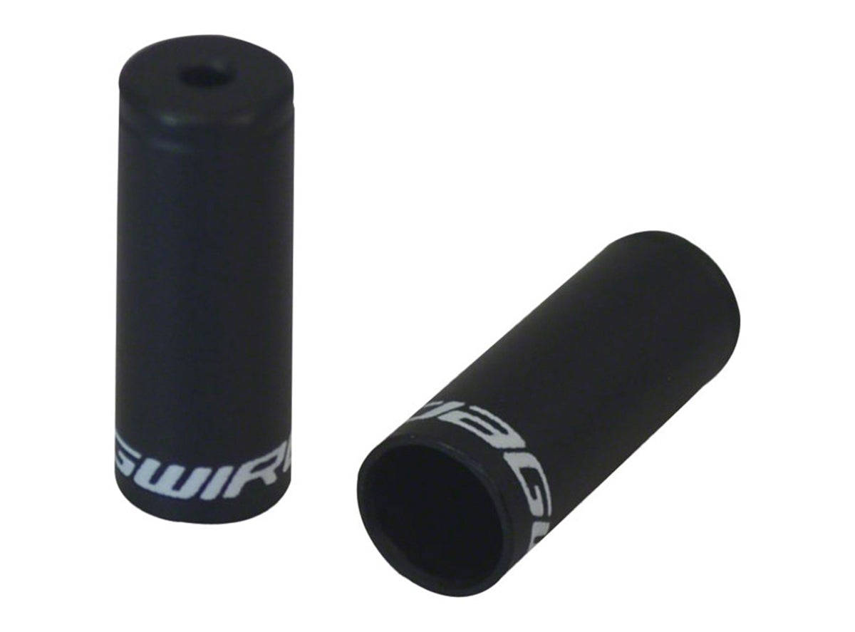 Jagwire Shift Housing Sealed Alloy End Cap - Black Black 10 Pieces 4.5mm