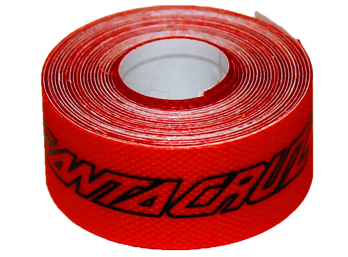 Jogon Ind Adhesive Nylon Rim Tape - 27.5" - Santa Cruz Logo - Red Red 27.5" (650b) - 17mm