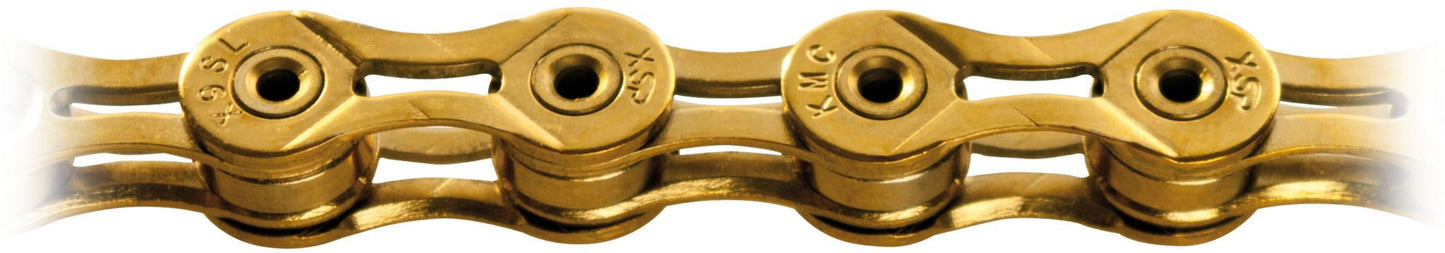 KMC X9 Super Light 9 Speed Chain - Gold