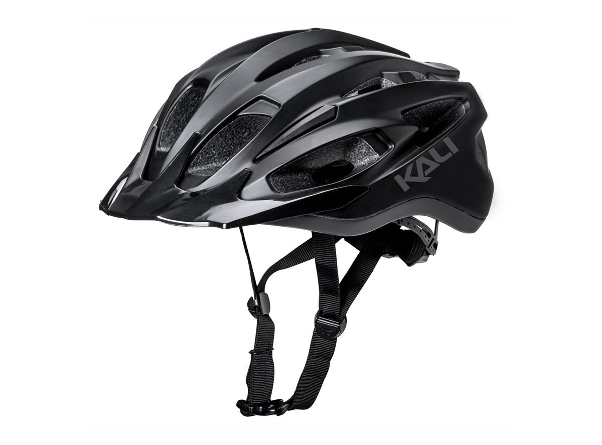 Kali Alchemy Solid MTB Helmet - Black-Gun Metal Black - Gun Metal Large/X-Large