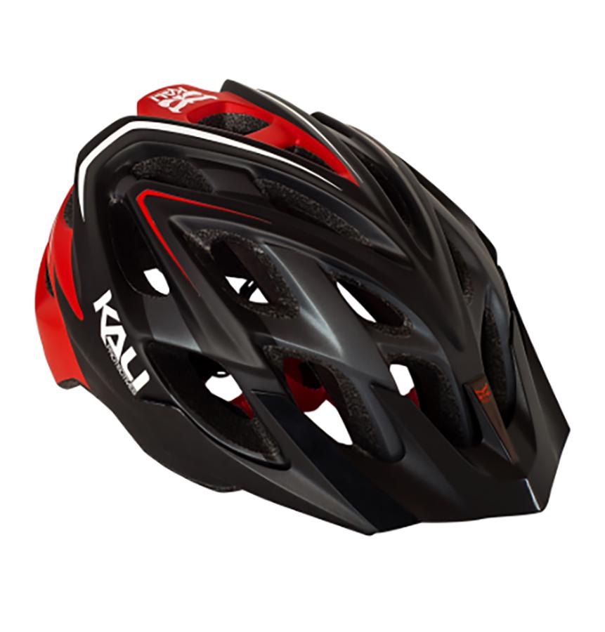 Kali Chakra Plus MTB Helmet - Matt Black-Sonic Red Matt Black - Sonic Red X-Small/Small