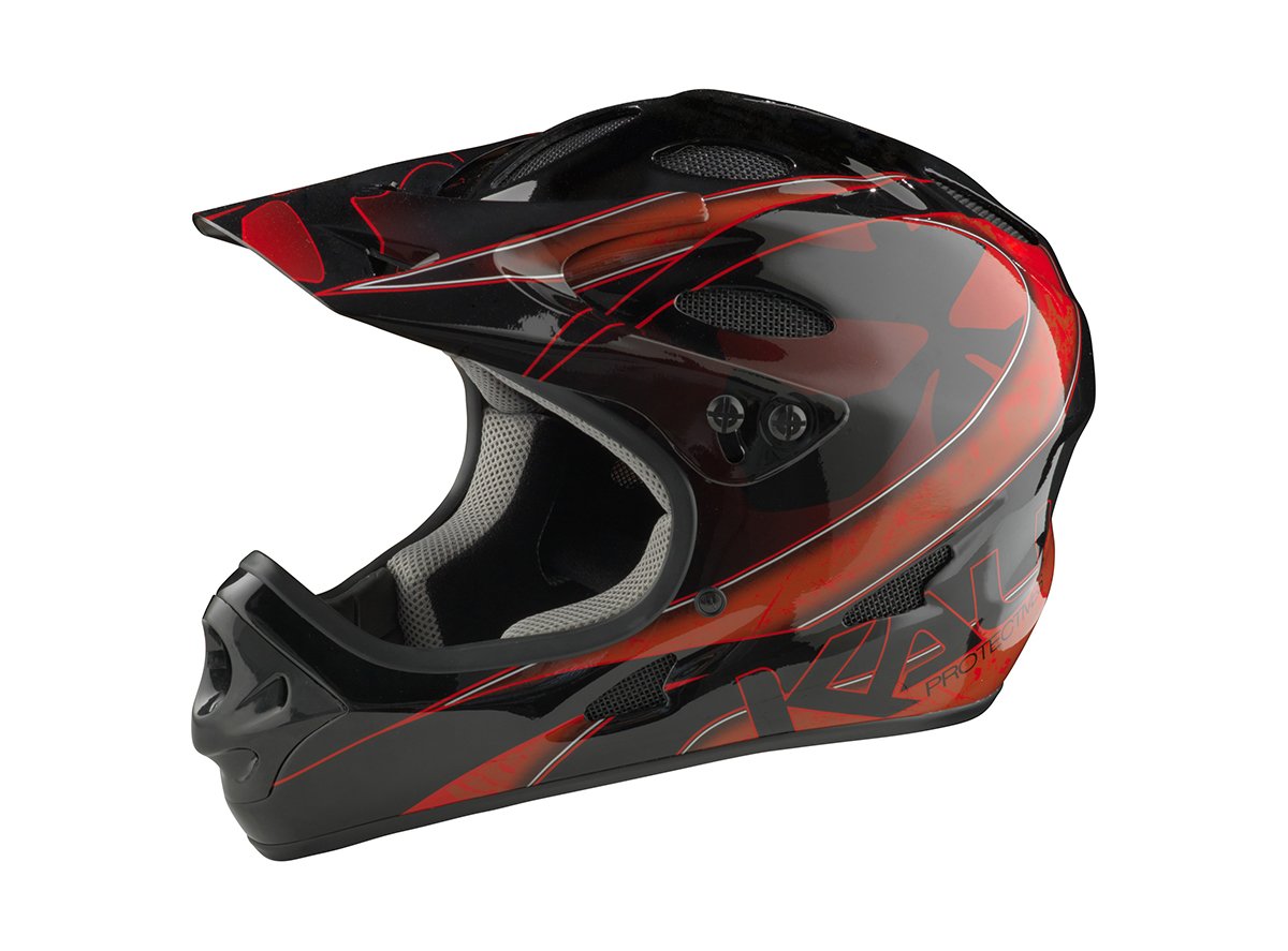 Kali Savara Full Face Helmet - Masquerade Red Masquerade Red Medium