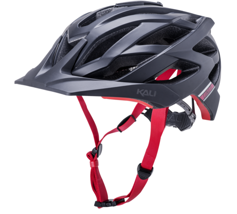Kali Lunati Sync MTB Helmet - Matt Black-Red Matt Black - Red Large/X-Large