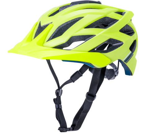 Kali Lunati Sync MTB Helmet - Matt Fluro Yellow Matt Fluro Yellow Small/Medium