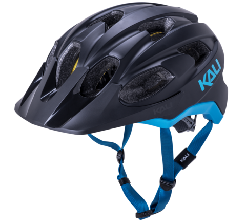 Kali Pace MTB Helmet - Solid Matt Black-Blue Solid Matt Black - Blue Large/X-Large