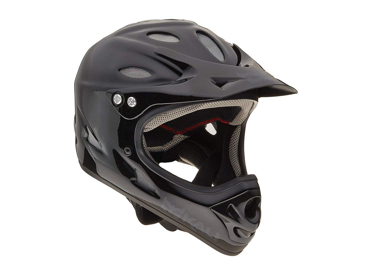 Kali Savara Full Face Helmet - Black Gloss Black Gloss Small