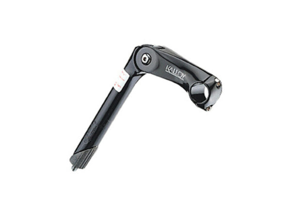 Kalloy AL-809 Adjustable Quill 25.4 Road Stem - Black - Cambria Bike