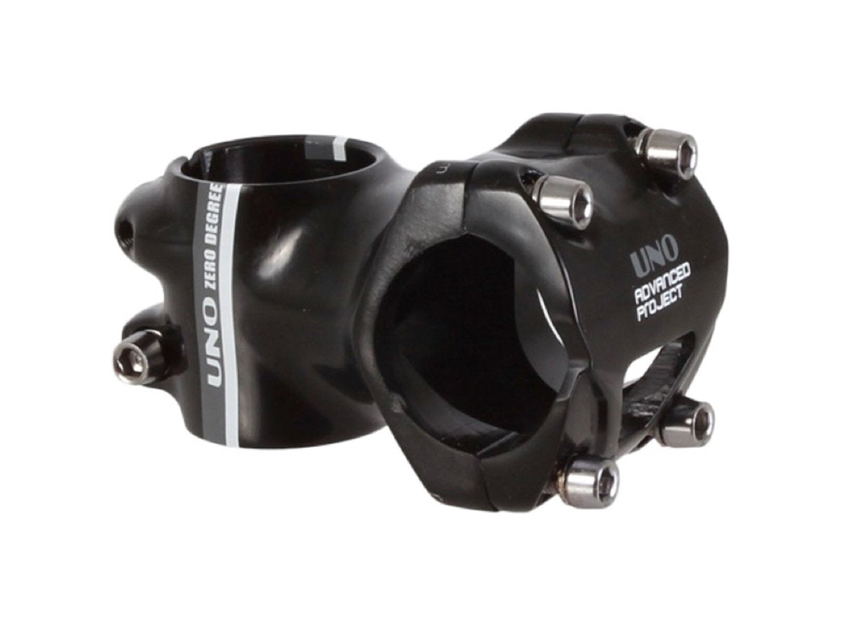 Kalloy Uno Advanced Project 31.8 MTB Stem - Black Black 1.1/8" 31.8 x 35mm