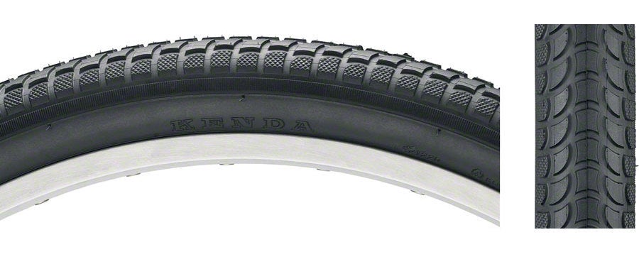 Kenda K927 26" Cruiser Tire - Black Black 26" - 2.125"
