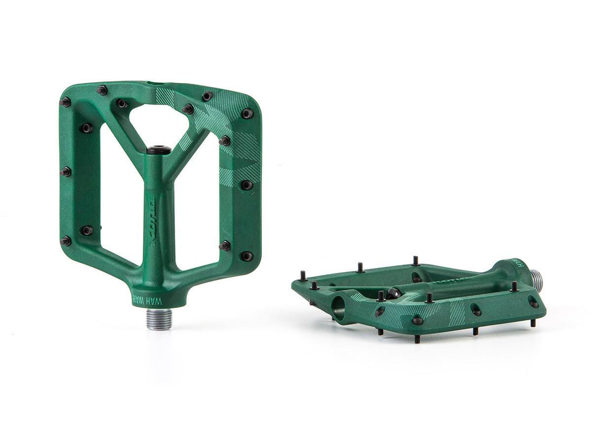 Kona Wah Wah 2 Composite Pedals - Forest Green Forest Green