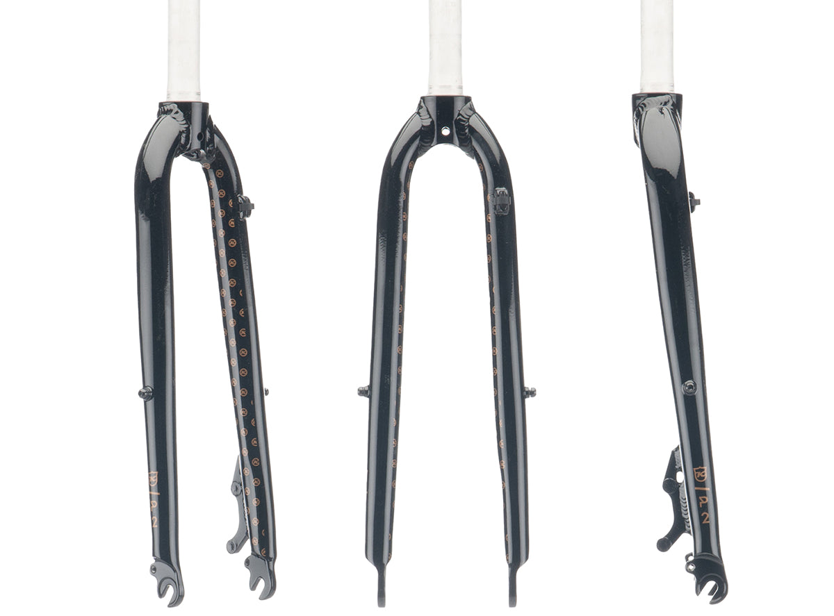 Kona Aluminum 700c Disc Fork - Gloss Black